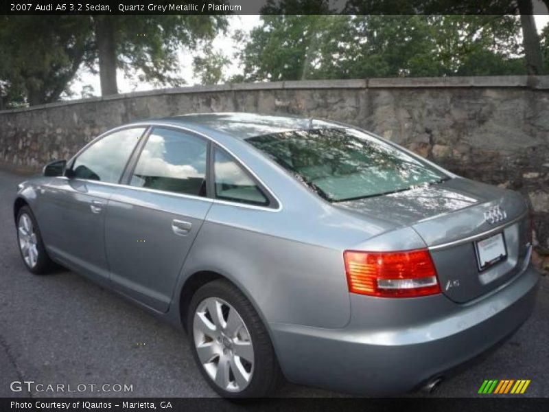 Quartz Grey Metallic / Platinum 2007 Audi A6 3.2 Sedan