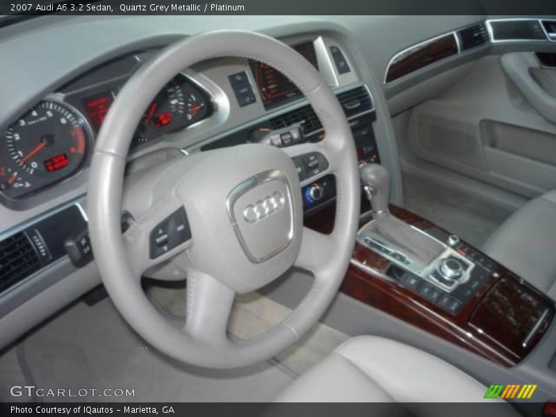 Quartz Grey Metallic / Platinum 2007 Audi A6 3.2 Sedan