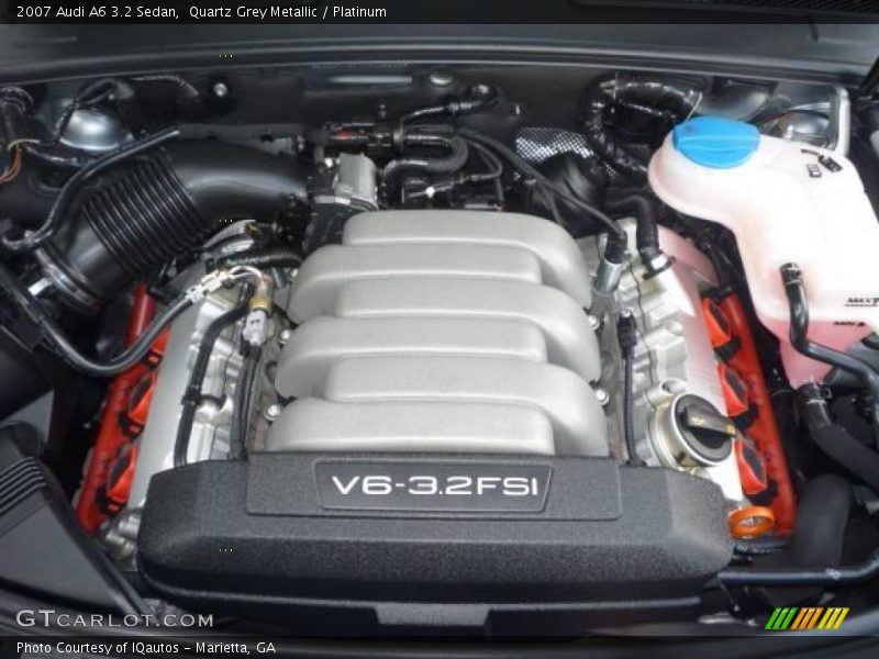 Quartz Grey Metallic / Platinum 2007 Audi A6 3.2 Sedan