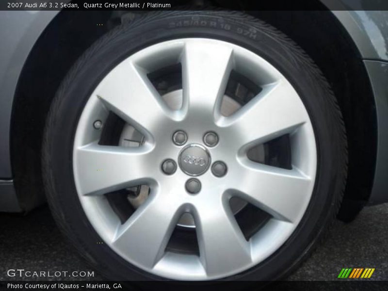 Quartz Grey Metallic / Platinum 2007 Audi A6 3.2 Sedan