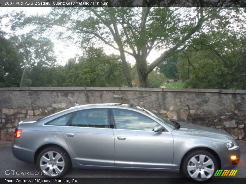 Quartz Grey Metallic / Platinum 2007 Audi A6 3.2 Sedan