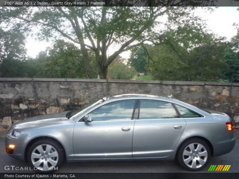 Quartz Grey Metallic / Platinum 2007 Audi A6 3.2 Sedan