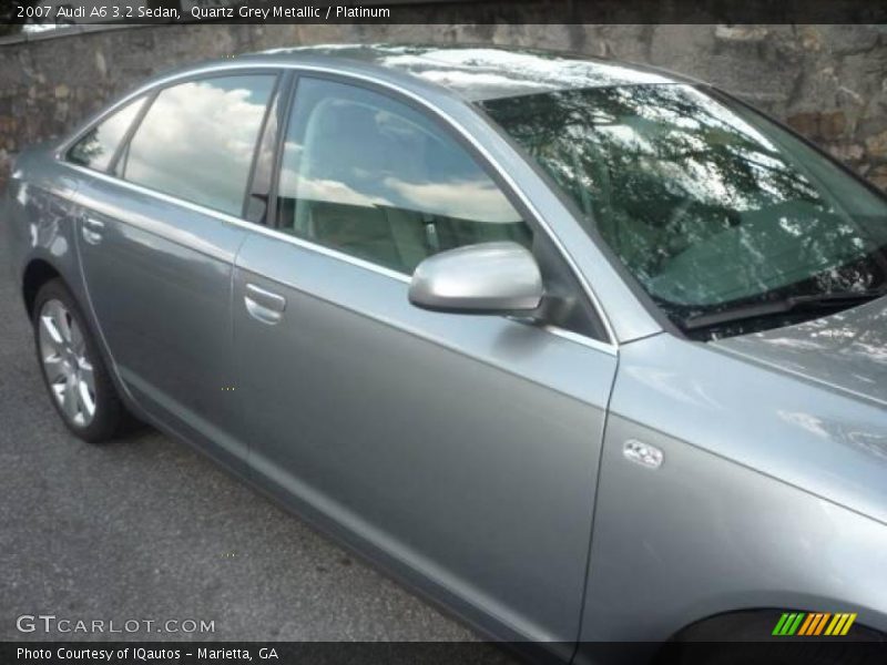 Quartz Grey Metallic / Platinum 2007 Audi A6 3.2 Sedan