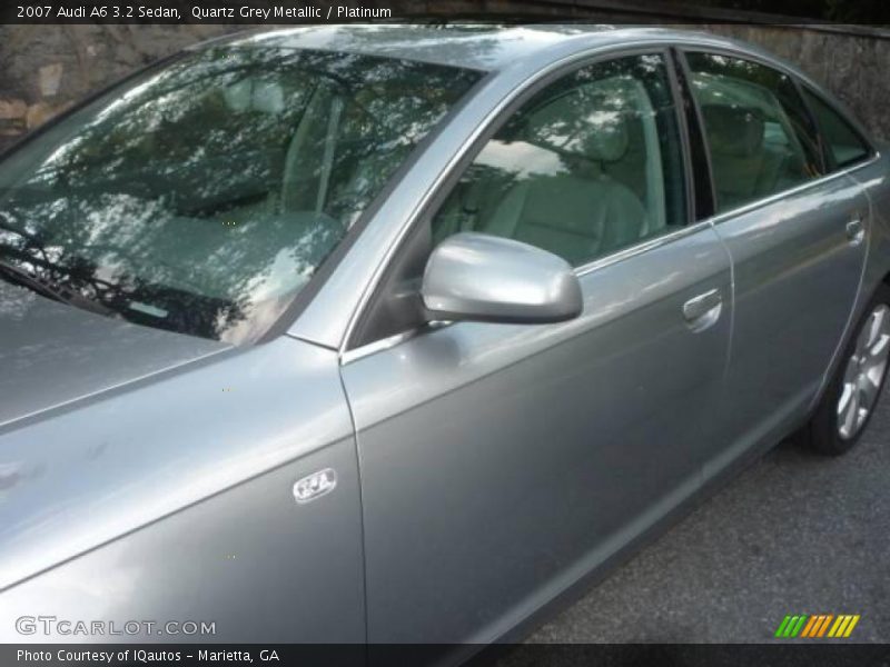 Quartz Grey Metallic / Platinum 2007 Audi A6 3.2 Sedan