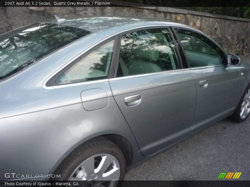 Quartz Grey Metallic / Platinum 2007 Audi A6 3.2 Sedan