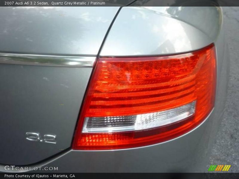 Quartz Grey Metallic / Platinum 2007 Audi A6 3.2 Sedan
