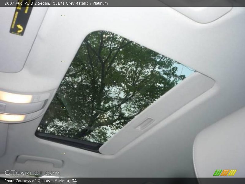 Quartz Grey Metallic / Platinum 2007 Audi A6 3.2 Sedan