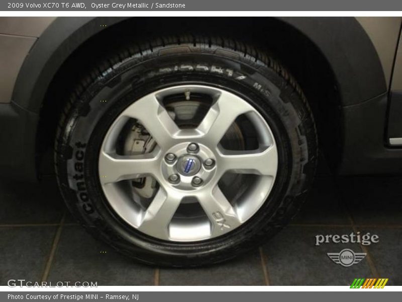 Oyster Grey Metallic / Sandstone 2009 Volvo XC70 T6 AWD