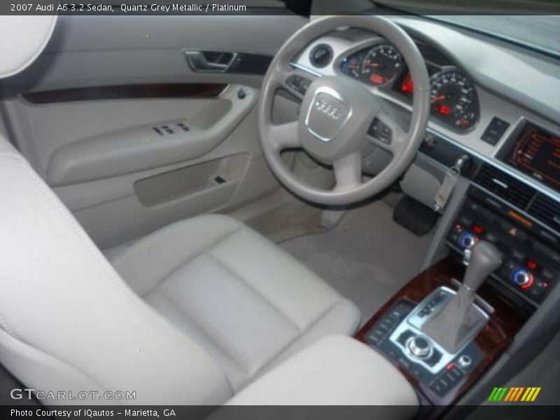 Quartz Grey Metallic / Platinum 2007 Audi A6 3.2 Sedan