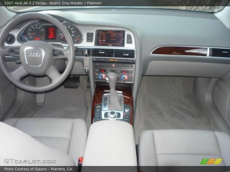 Quartz Grey Metallic / Platinum 2007 Audi A6 3.2 Sedan