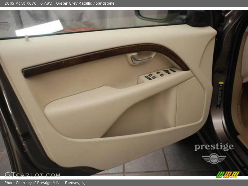 Oyster Grey Metallic / Sandstone 2009 Volvo XC70 T6 AWD