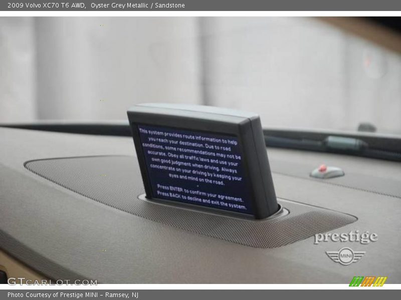 Oyster Grey Metallic / Sandstone 2009 Volvo XC70 T6 AWD