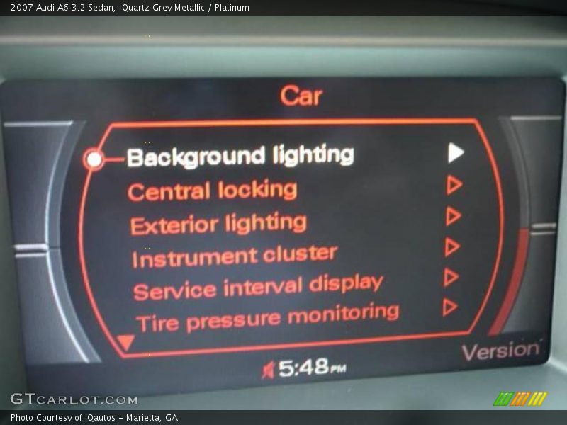 Quartz Grey Metallic / Platinum 2007 Audi A6 3.2 Sedan