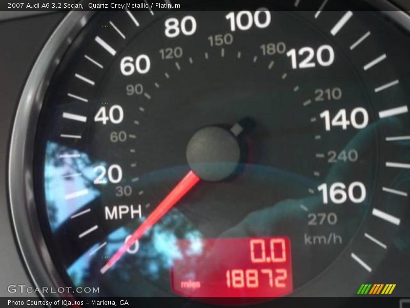 Quartz Grey Metallic / Platinum 2007 Audi A6 3.2 Sedan