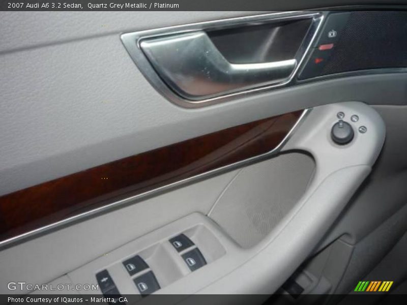 Quartz Grey Metallic / Platinum 2007 Audi A6 3.2 Sedan