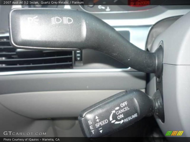 Quartz Grey Metallic / Platinum 2007 Audi A6 3.2 Sedan