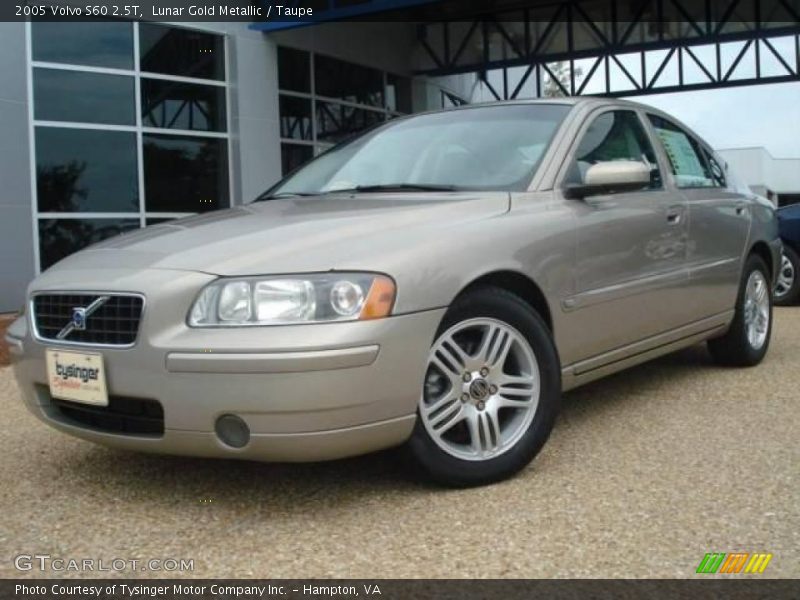 Lunar Gold Metallic / Taupe 2005 Volvo S60 2.5T