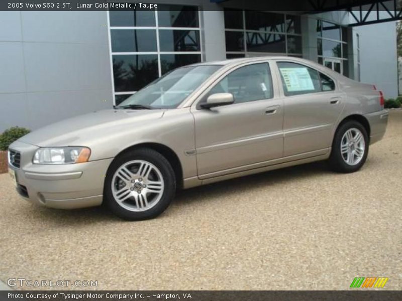 Lunar Gold Metallic / Taupe 2005 Volvo S60 2.5T