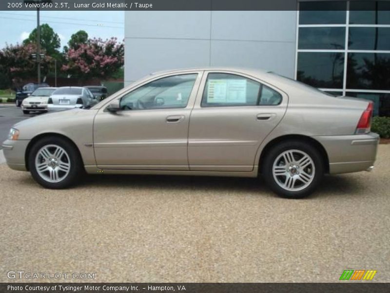 Lunar Gold Metallic / Taupe 2005 Volvo S60 2.5T