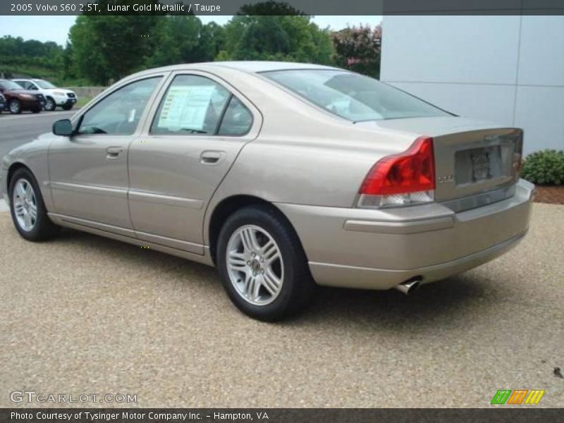 Lunar Gold Metallic / Taupe 2005 Volvo S60 2.5T