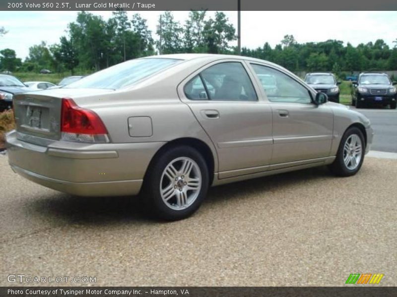 Lunar Gold Metallic / Taupe 2005 Volvo S60 2.5T