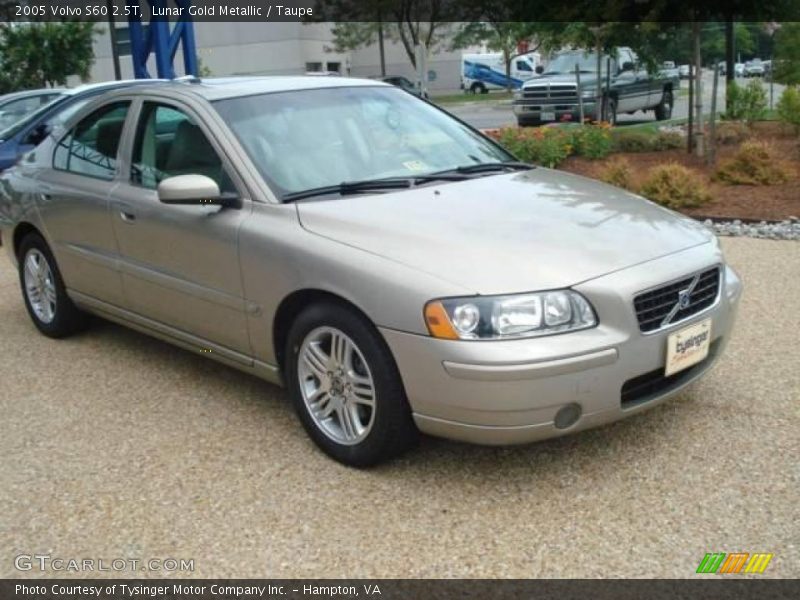 Lunar Gold Metallic / Taupe 2005 Volvo S60 2.5T
