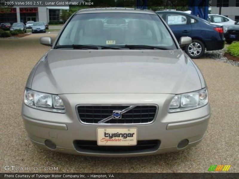 Lunar Gold Metallic / Taupe 2005 Volvo S60 2.5T