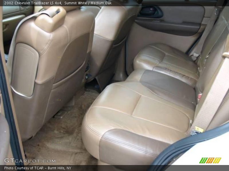 Summit White / Medium Oak 2002 Chevrolet TrailBlazer LS 4x4