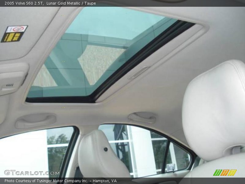 Lunar Gold Metallic / Taupe 2005 Volvo S60 2.5T