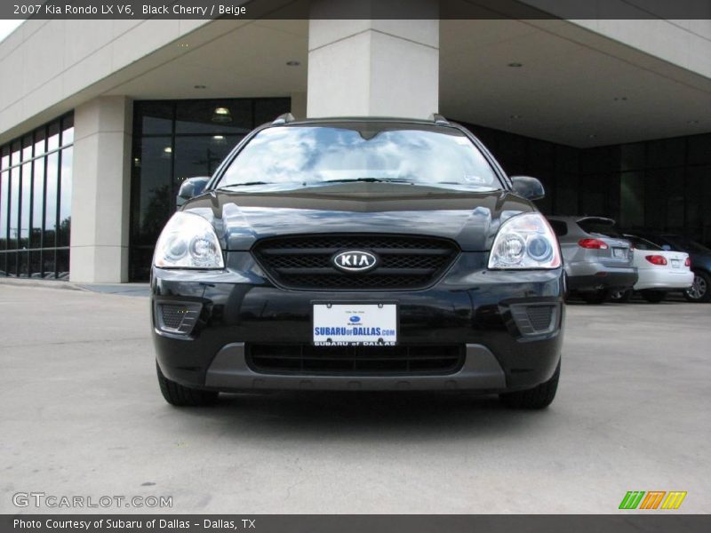 Black Cherry / Beige 2007 Kia Rondo LX V6