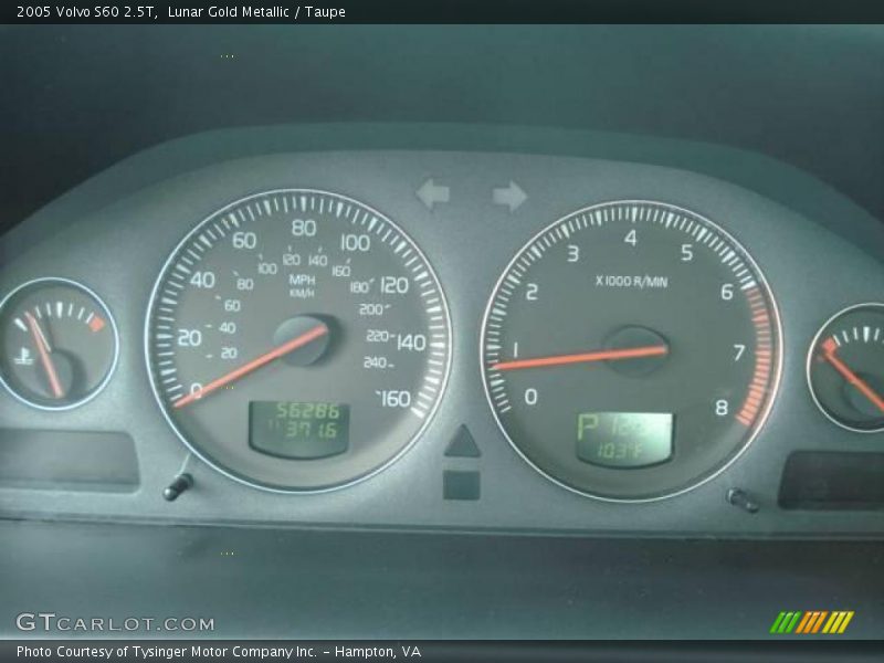 Lunar Gold Metallic / Taupe 2005 Volvo S60 2.5T