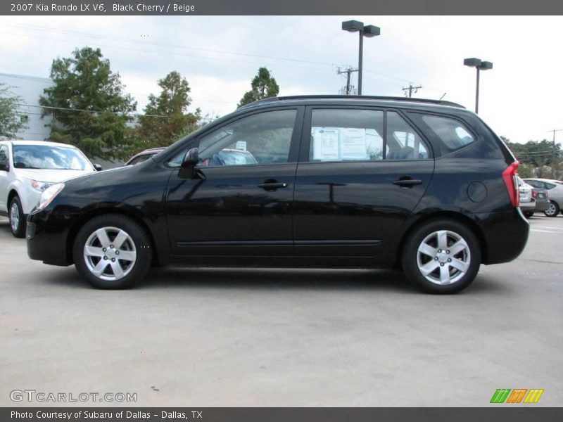 Black Cherry / Beige 2007 Kia Rondo LX V6