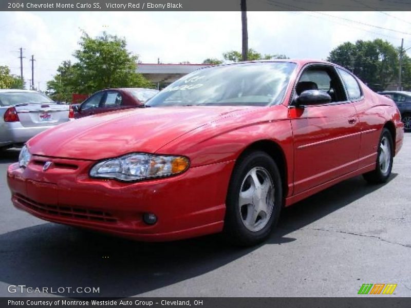 Victory Red / Ebony Black 2004 Chevrolet Monte Carlo SS