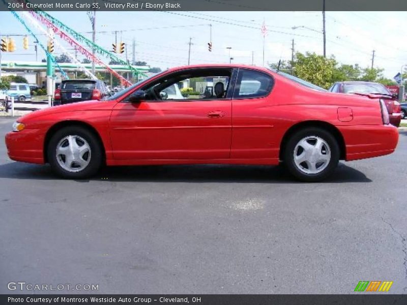 Victory Red / Ebony Black 2004 Chevrolet Monte Carlo SS