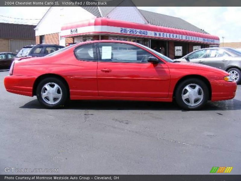 Victory Red / Ebony Black 2004 Chevrolet Monte Carlo SS