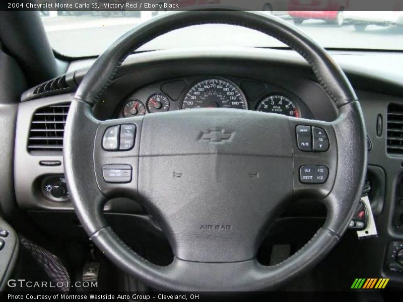 Victory Red / Ebony Black 2004 Chevrolet Monte Carlo SS