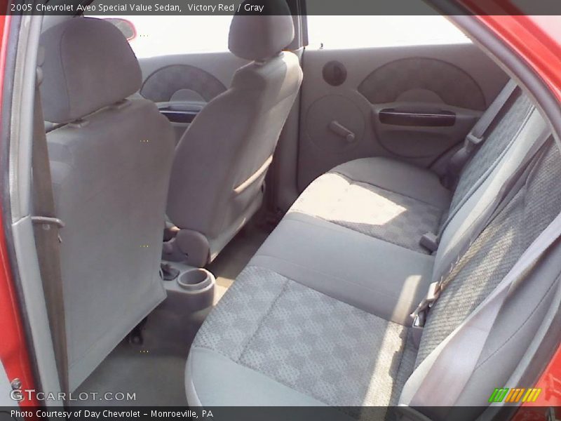 Victory Red / Gray 2005 Chevrolet Aveo Special Value Sedan