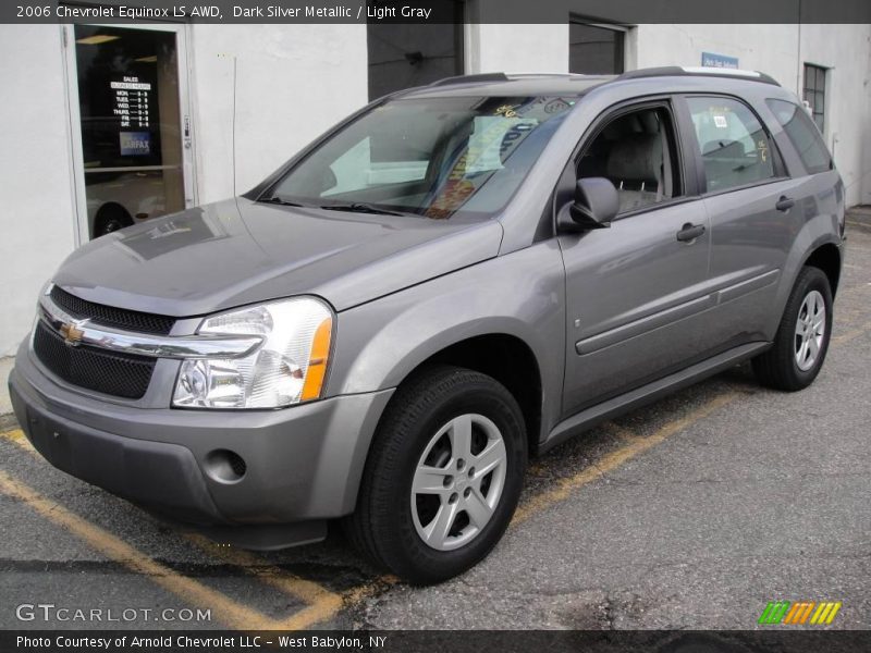 Dark Silver Metallic / Light Gray 2006 Chevrolet Equinox LS AWD