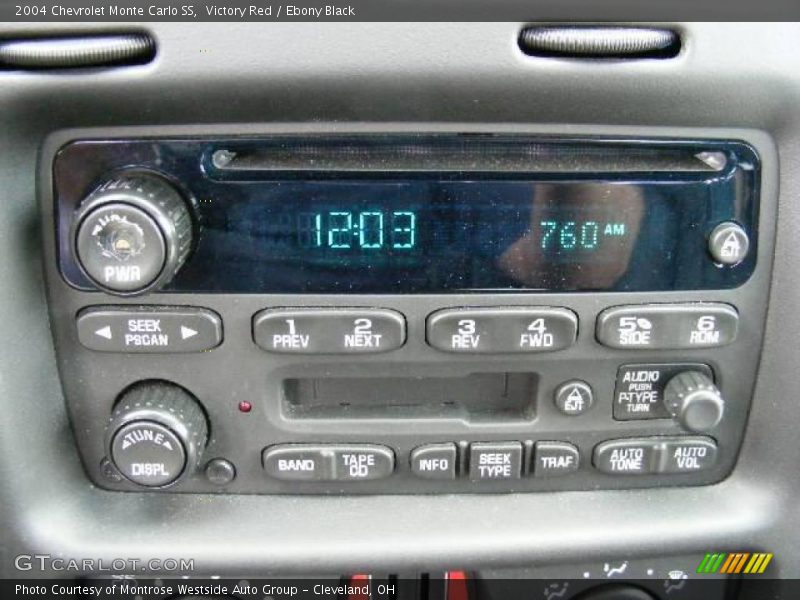 Victory Red / Ebony Black 2004 Chevrolet Monte Carlo SS