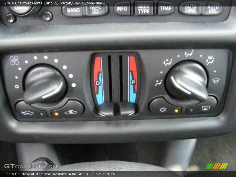 Victory Red / Ebony Black 2004 Chevrolet Monte Carlo SS