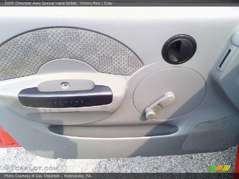 Victory Red / Gray 2005 Chevrolet Aveo Special Value Sedan
