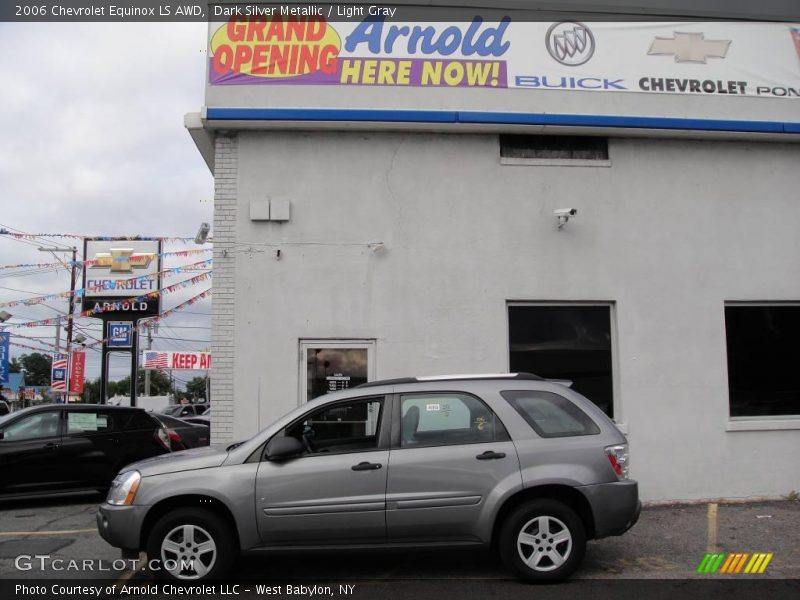 Dark Silver Metallic / Light Gray 2006 Chevrolet Equinox LS AWD