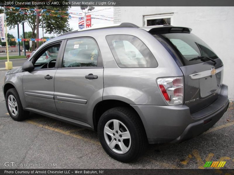 Dark Silver Metallic / Light Gray 2006 Chevrolet Equinox LS AWD