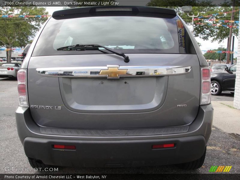 Dark Silver Metallic / Light Gray 2006 Chevrolet Equinox LS AWD