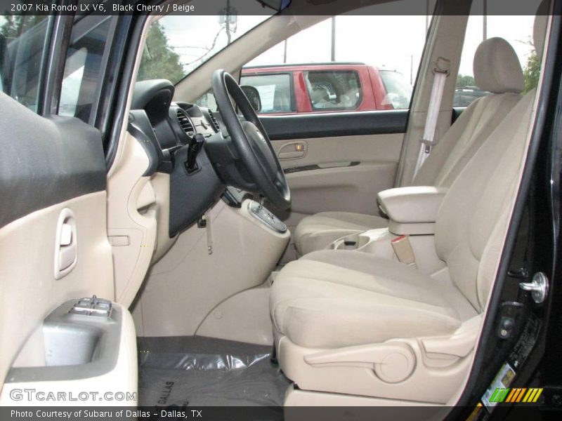 Black Cherry / Beige 2007 Kia Rondo LX V6