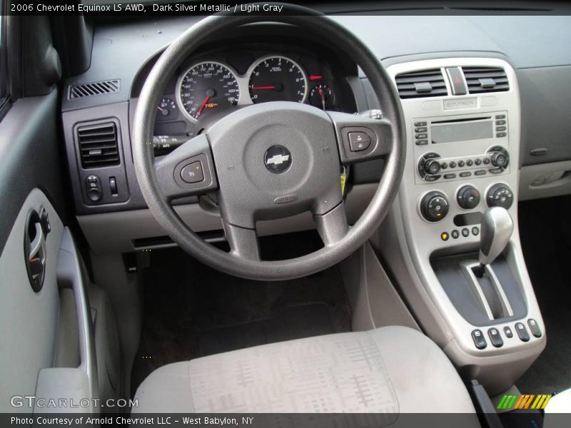 Dark Silver Metallic / Light Gray 2006 Chevrolet Equinox LS AWD