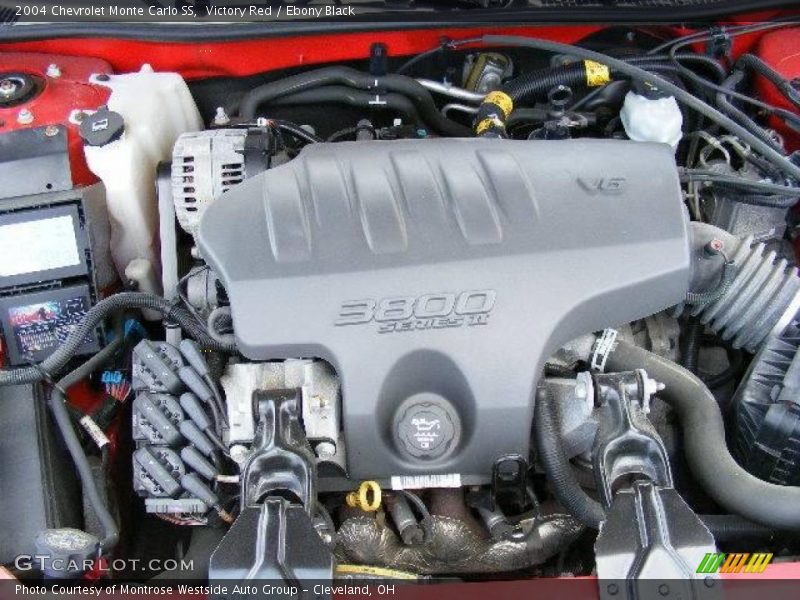 Victory Red / Ebony Black 2004 Chevrolet Monte Carlo SS