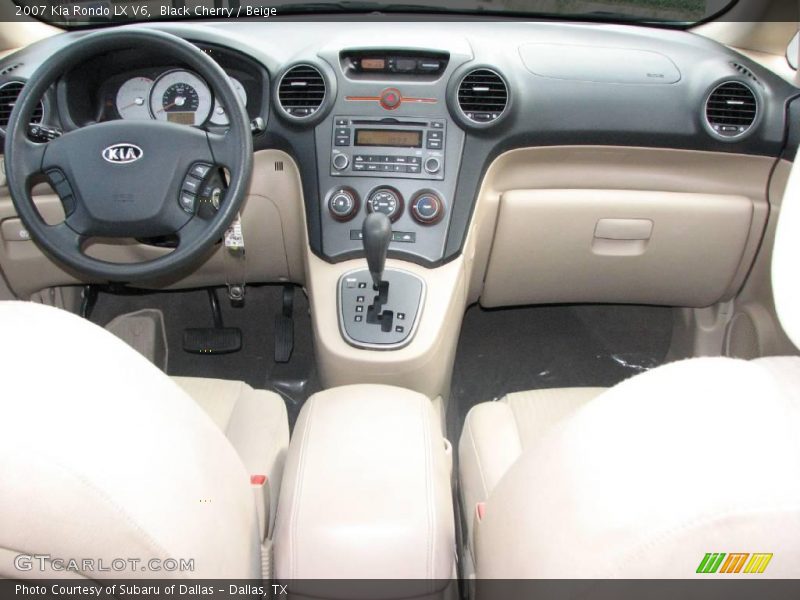 Black Cherry / Beige 2007 Kia Rondo LX V6