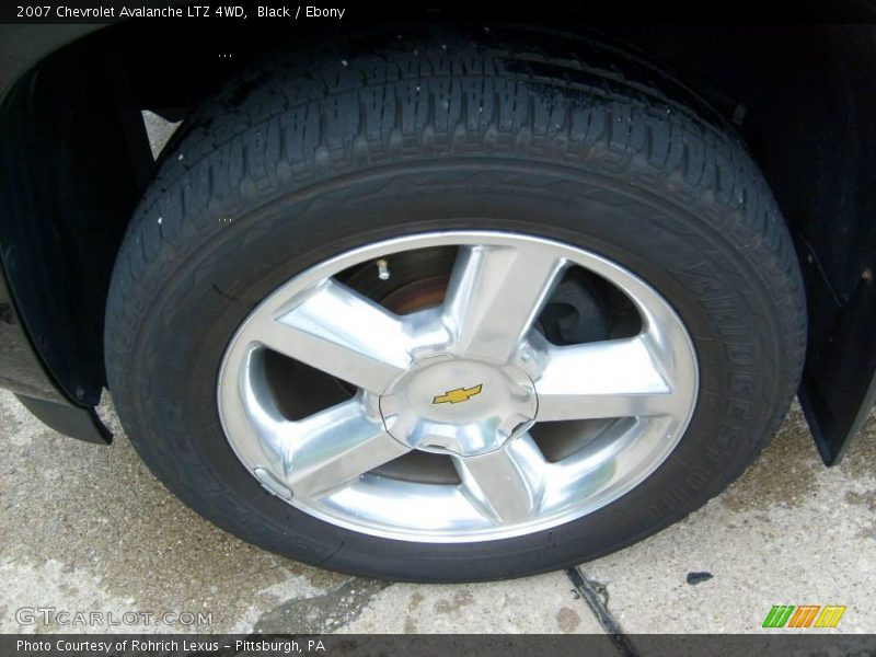 Black / Ebony 2007 Chevrolet Avalanche LTZ 4WD