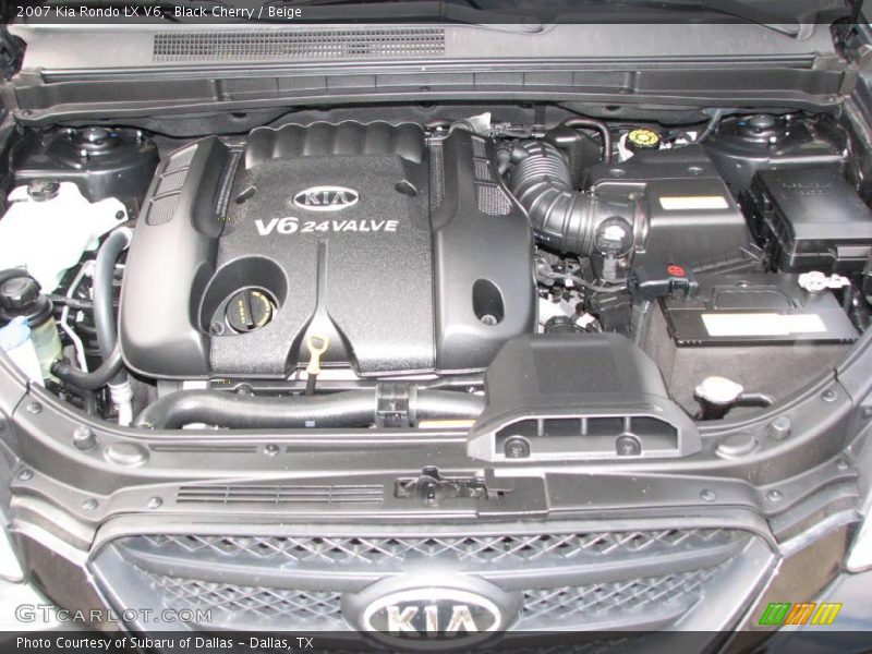 Black Cherry / Beige 2007 Kia Rondo LX V6